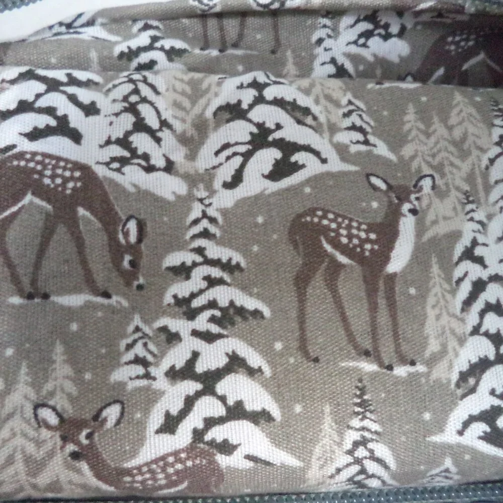 Ashley Cooper Winter Deer Tree 4 piece Micro Fiber King sheet set NEW NWT